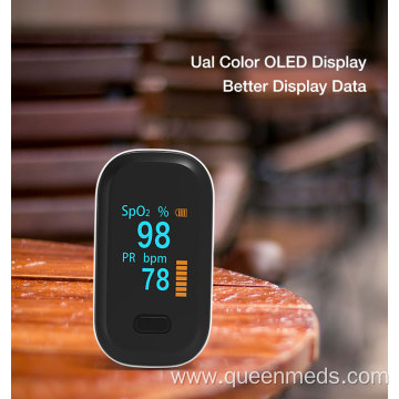 Measured Spo2 fingertip  pulse oximeter